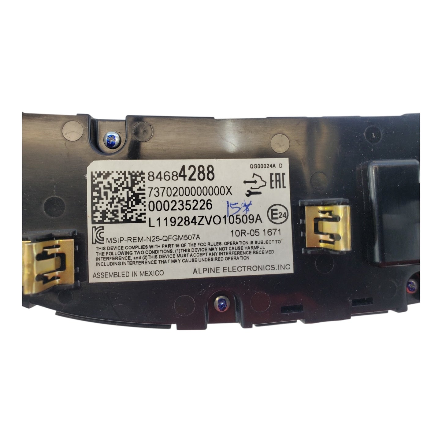 Genuine GM 2018-2024 Chevrolet Malibu Heater AC User Interface Control 84684288