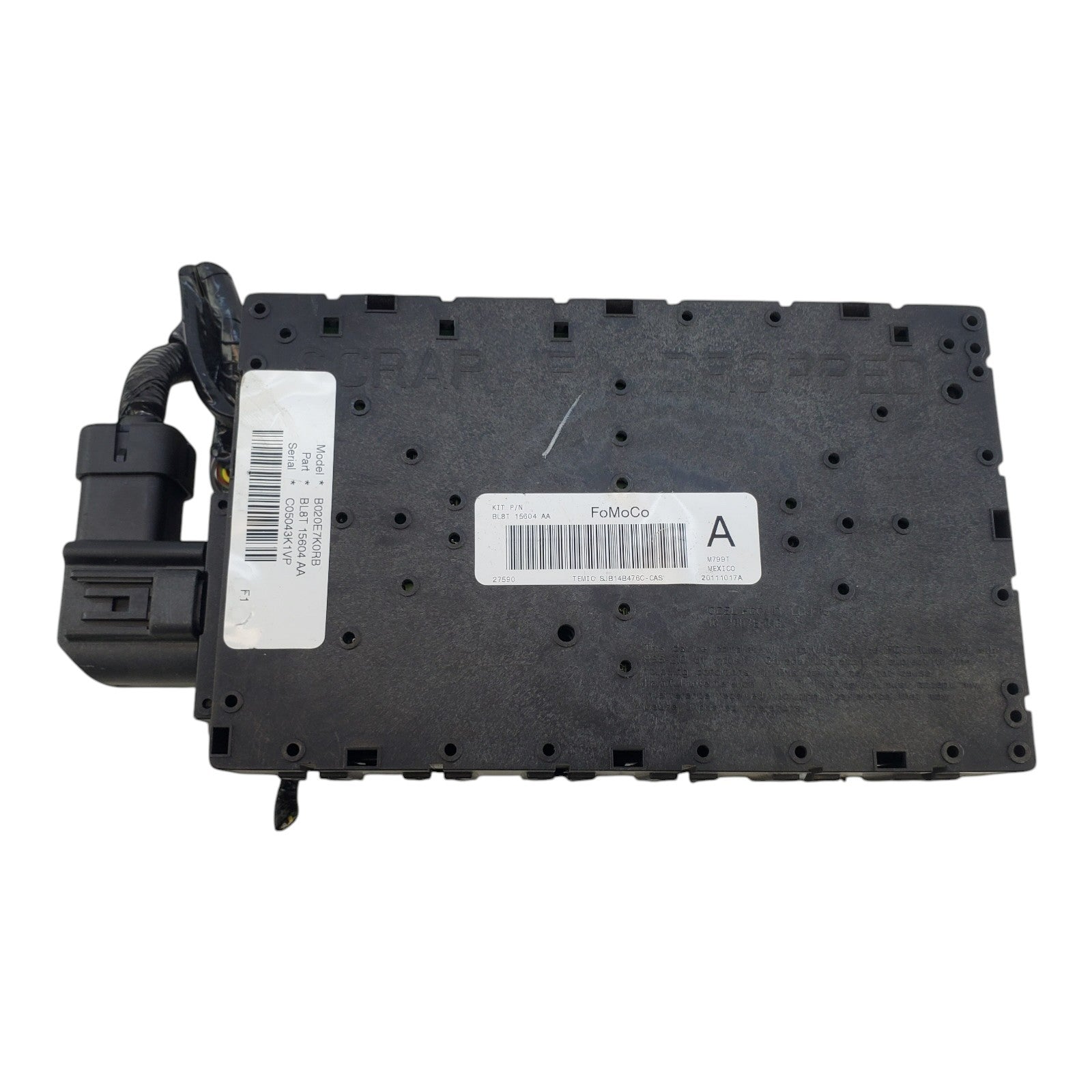 2011 Ford Escape Fuse Box Relay Control Junction Unit BL8T-15604-AA