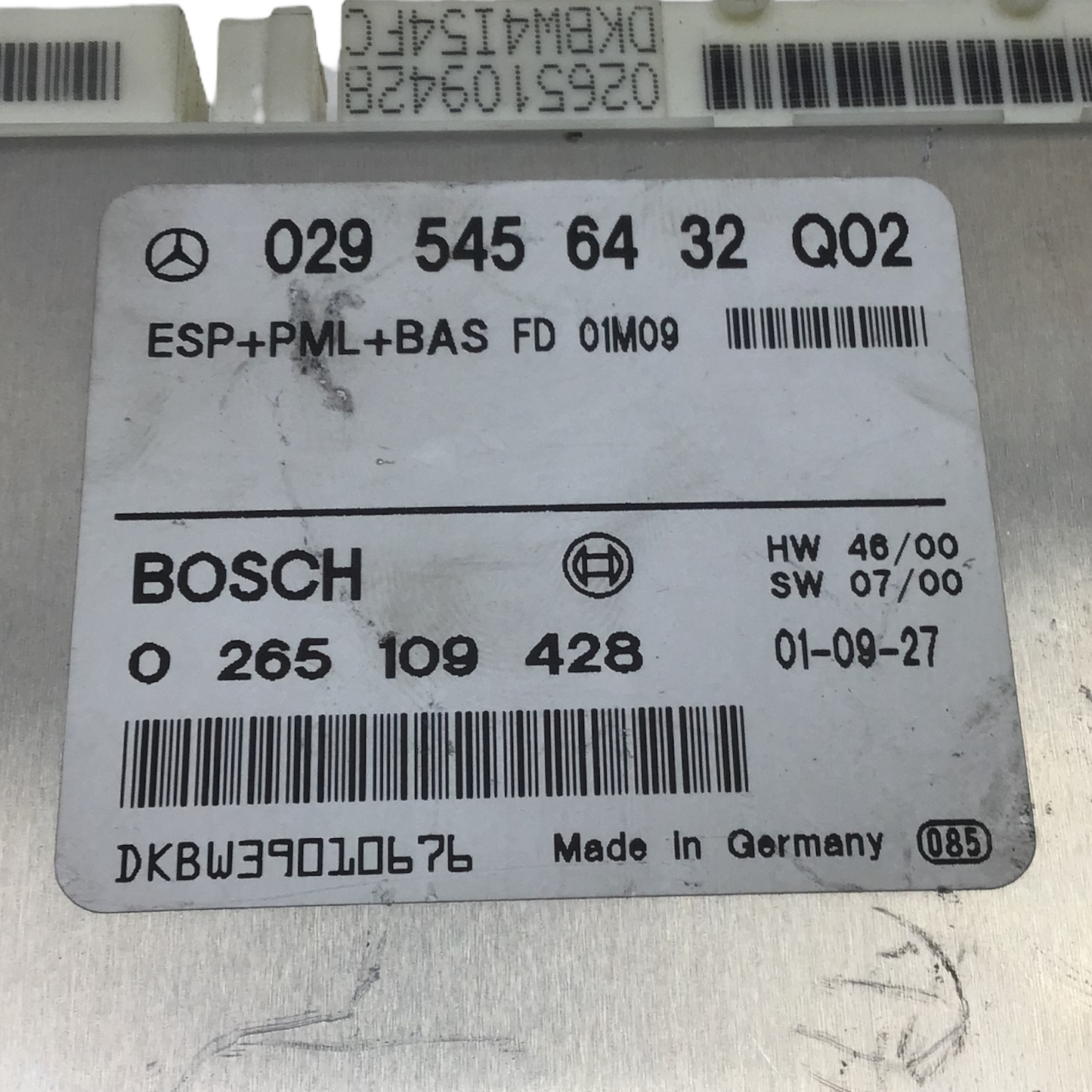 ✅ 01 Mercedes E320 ABS Control Module 029 545 64 32