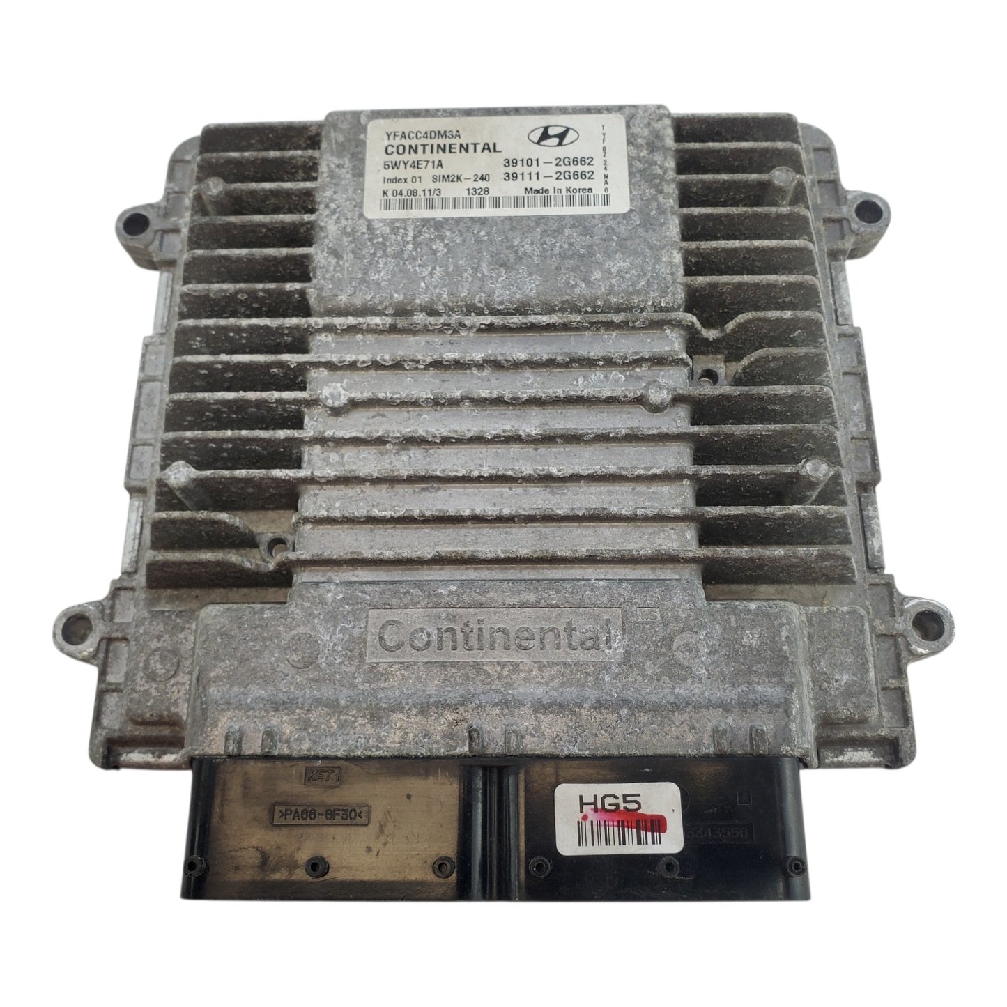 2011 - 2014 Hyundai Sonata 2.4L ECM Engine Computer Control Module 39101-2G662