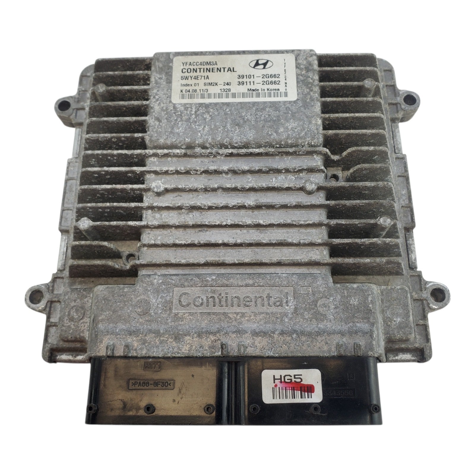 2011 - 2014 Hyundai Sonata 2.4L ECM Engine Computer Control Module 39101-2G662