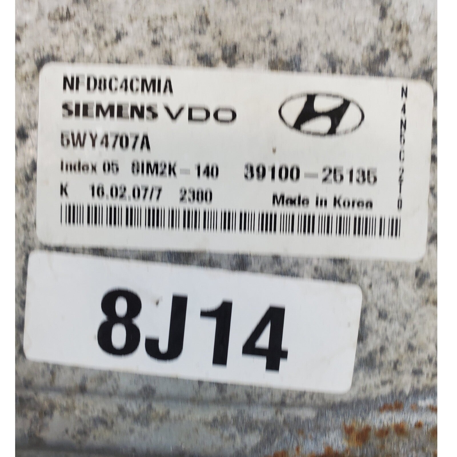 ✅ 06-08 Hyundai Sonata 2.4L Engine Control Module ECM Computer 39100-25135