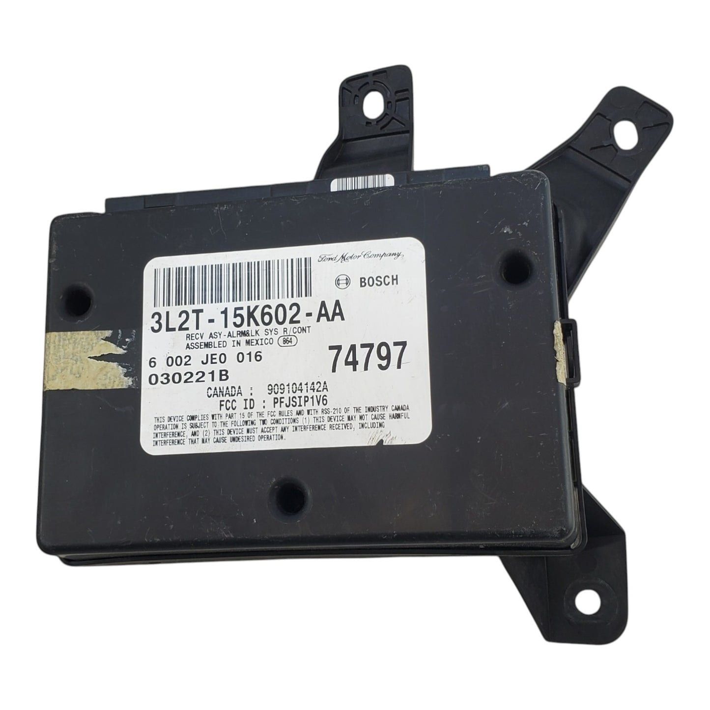 2003-04 AVIATOR EXPLORER MOUNTAINEER Anti-Theft Locking Module 3L2T-15K602-AA