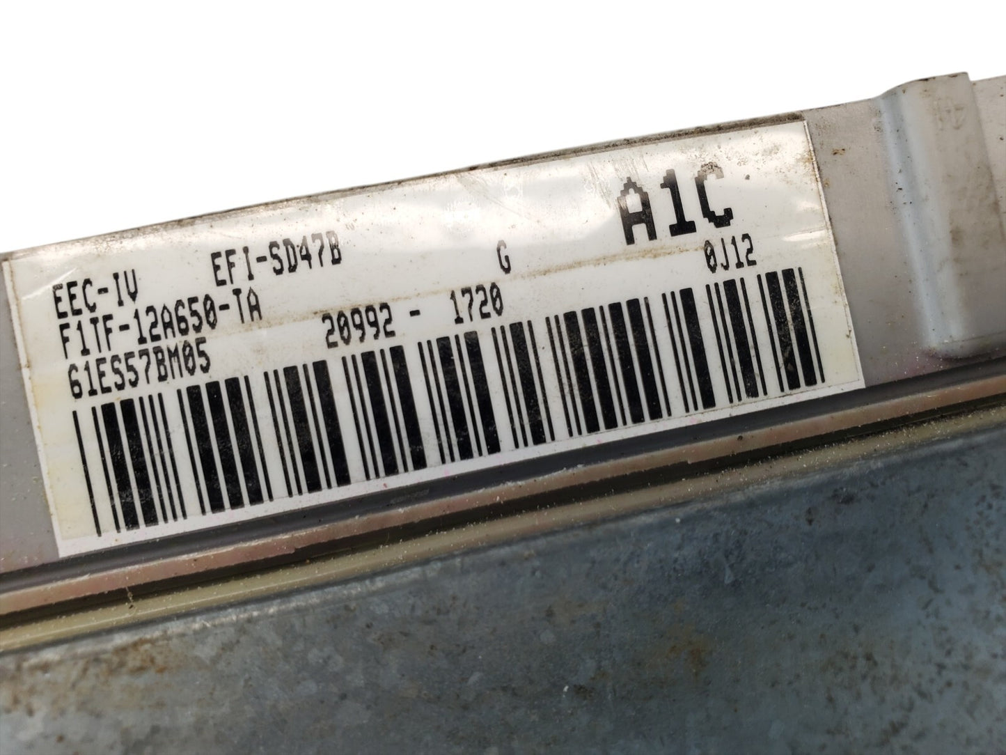 92-93 FORD F-150 4.9L A/T ECU ECM ENGINE CONTROL MODULE F2TF-12A650-AXB