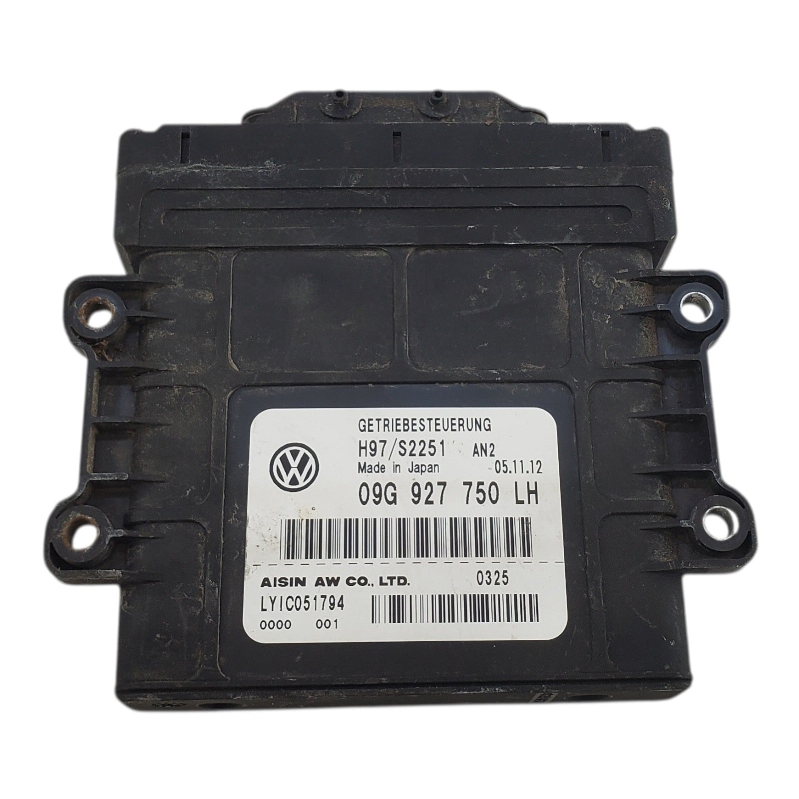 12-14 Volkswagen Passat 09G 927 750 LH TCM Transmission Computer Control Module