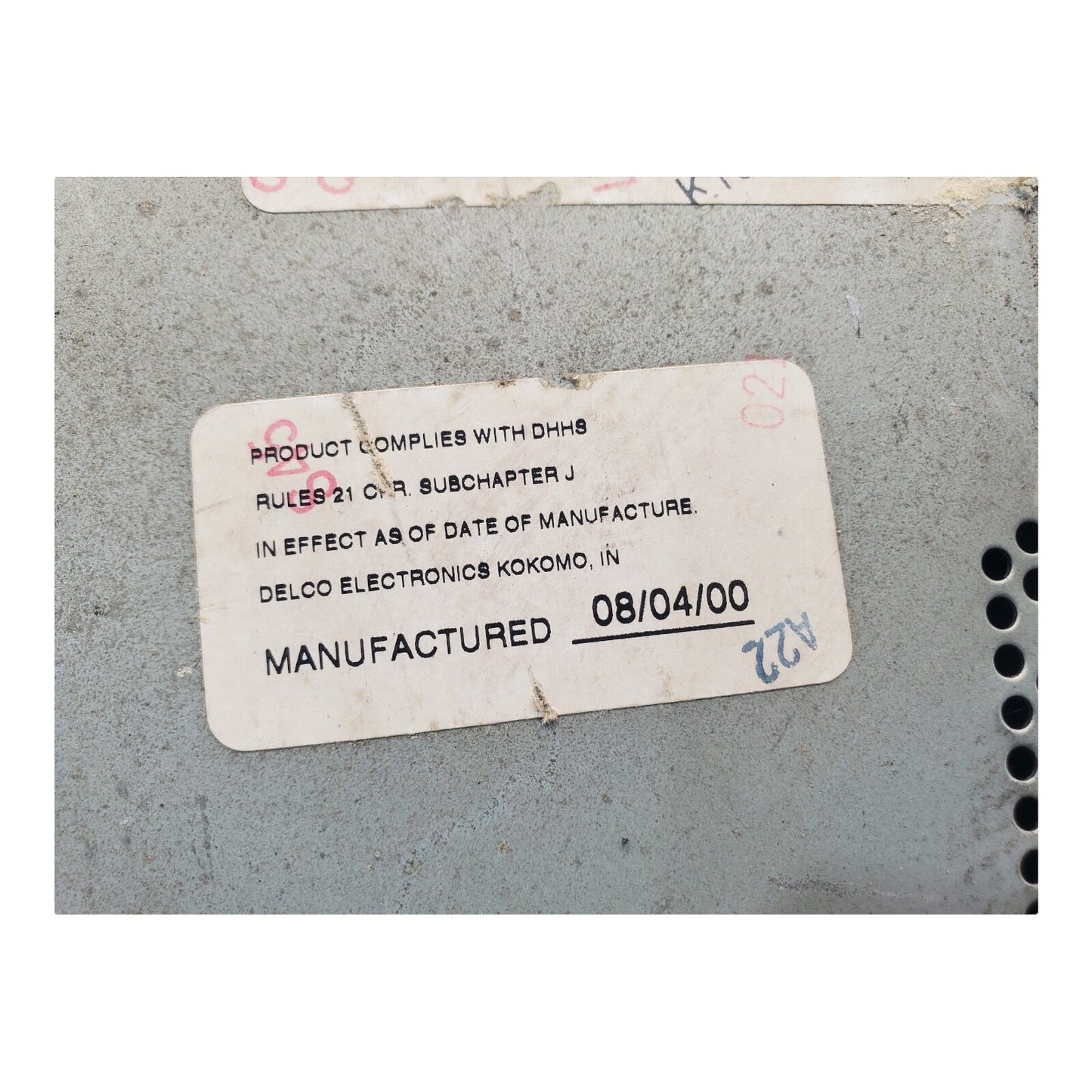 01 GMC SONOMA AM FM CD RADIO (OPT UN0) ID- 15766822