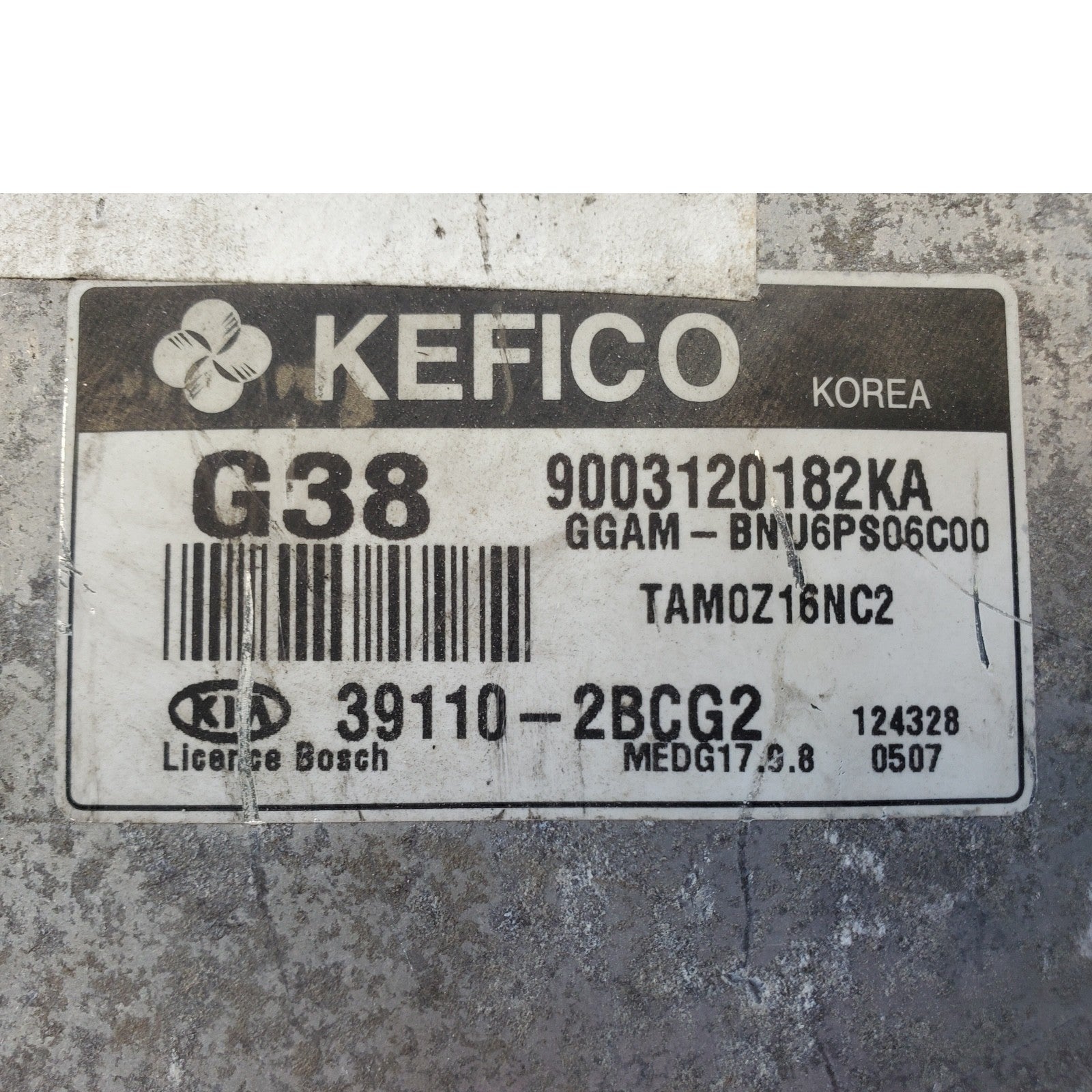 2012 - 2013 Kia Soul ECU ECM Computer 1.6L Auto Stop/Start (ISG) OEM 39110-2BCG2