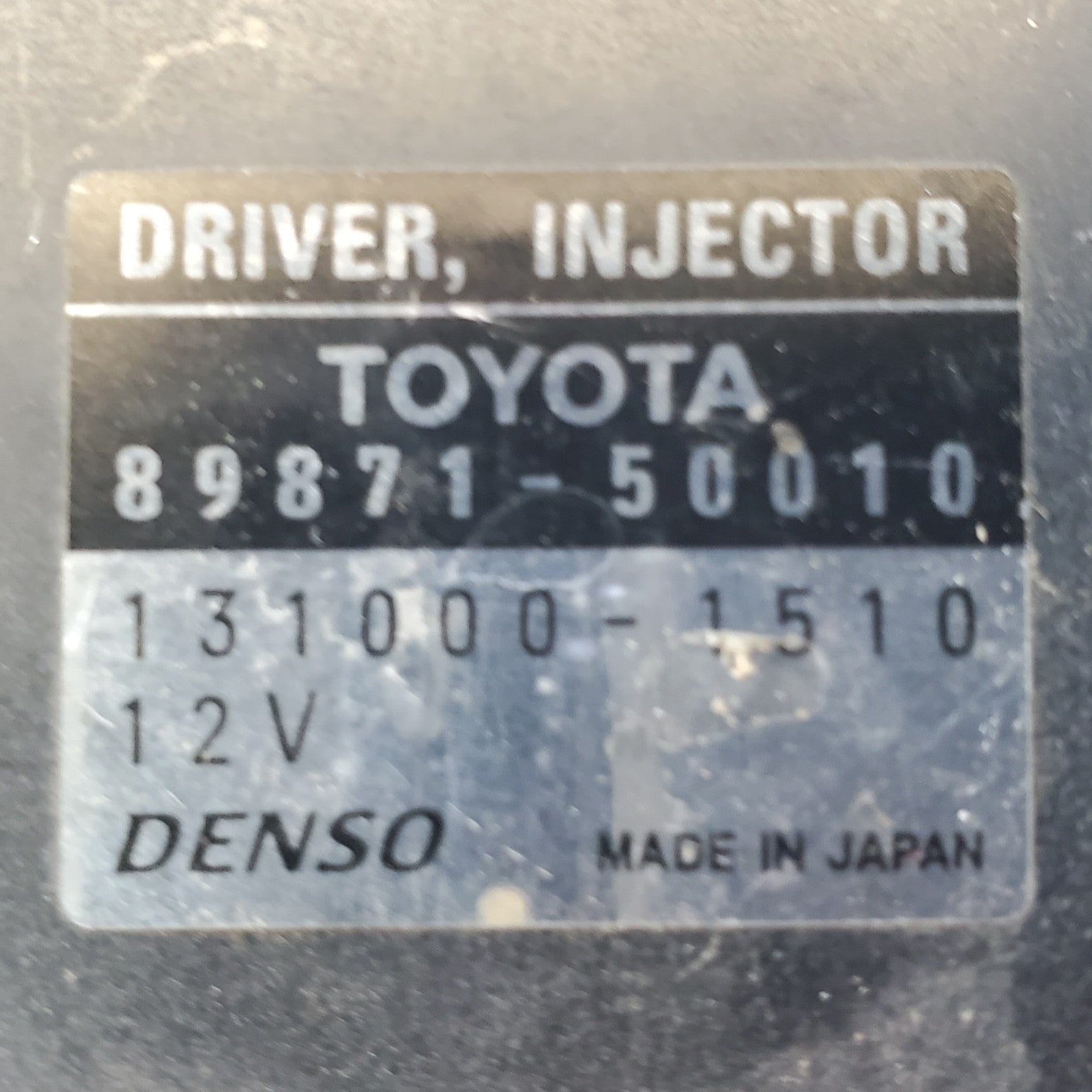 2008 LEXUS LS460 Engine Computer Ecu Pcm Ecm Pcu INJECTOR DRIVER OEM 89871-50010