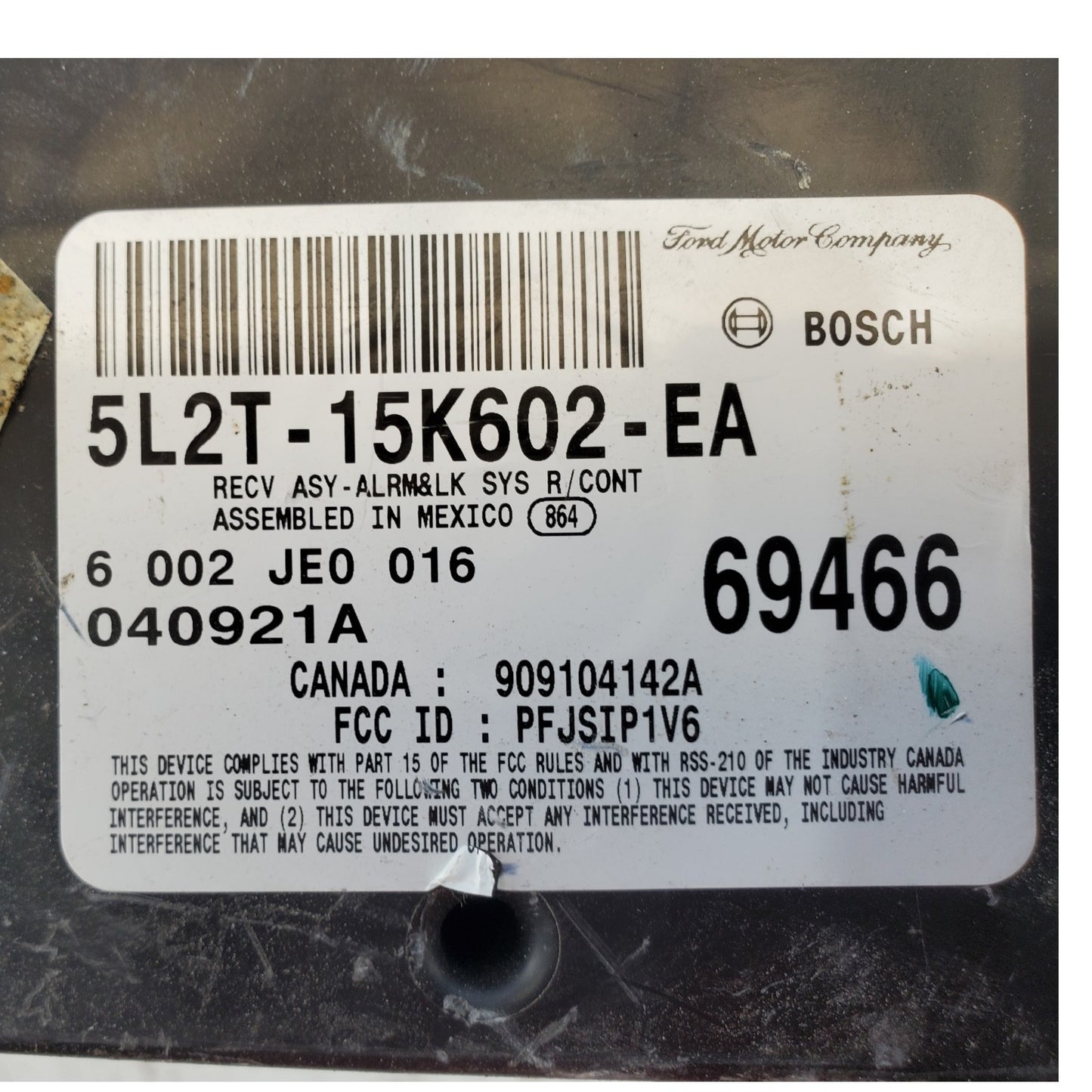 ✅ 05 FORD EXPLORER Anti Theft Keyless Entry Module 5L2T-15K602-EA OEM