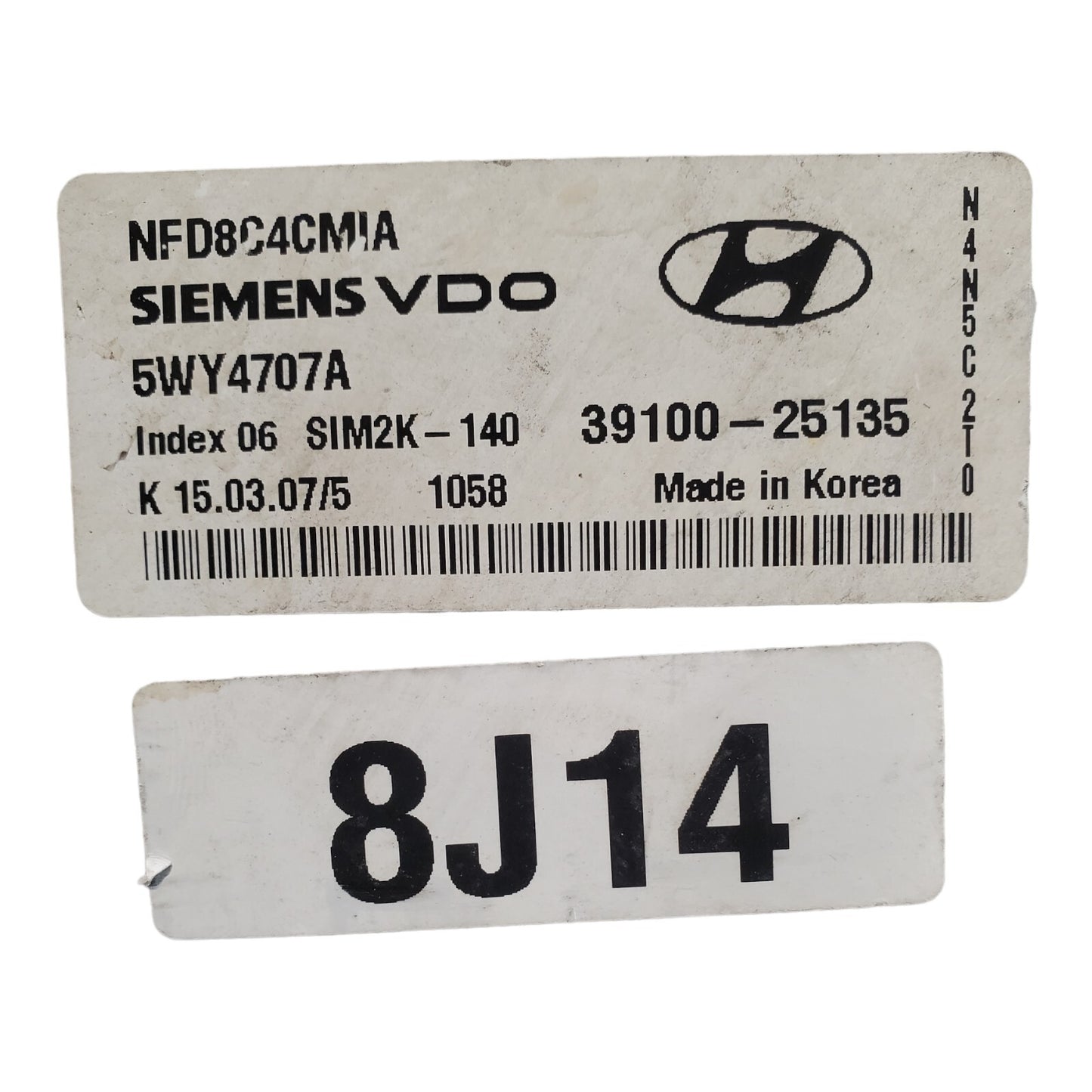 ✅2006-2008 Hyundai Sonata Engine Computer Ecu Pcm Ecm Pcu Oem X9CSG 39100-25135
