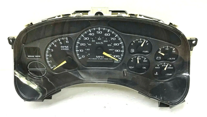 99-02 SILVERADO SIERRA TAHOE INSTRUMENT CLUSTER SPEEDOMETER 15758075 247K