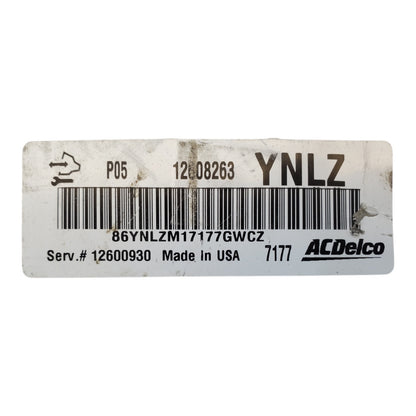 2008 Buick Lucerne 3.8 Engine Computer Module ECM ECU 12608263