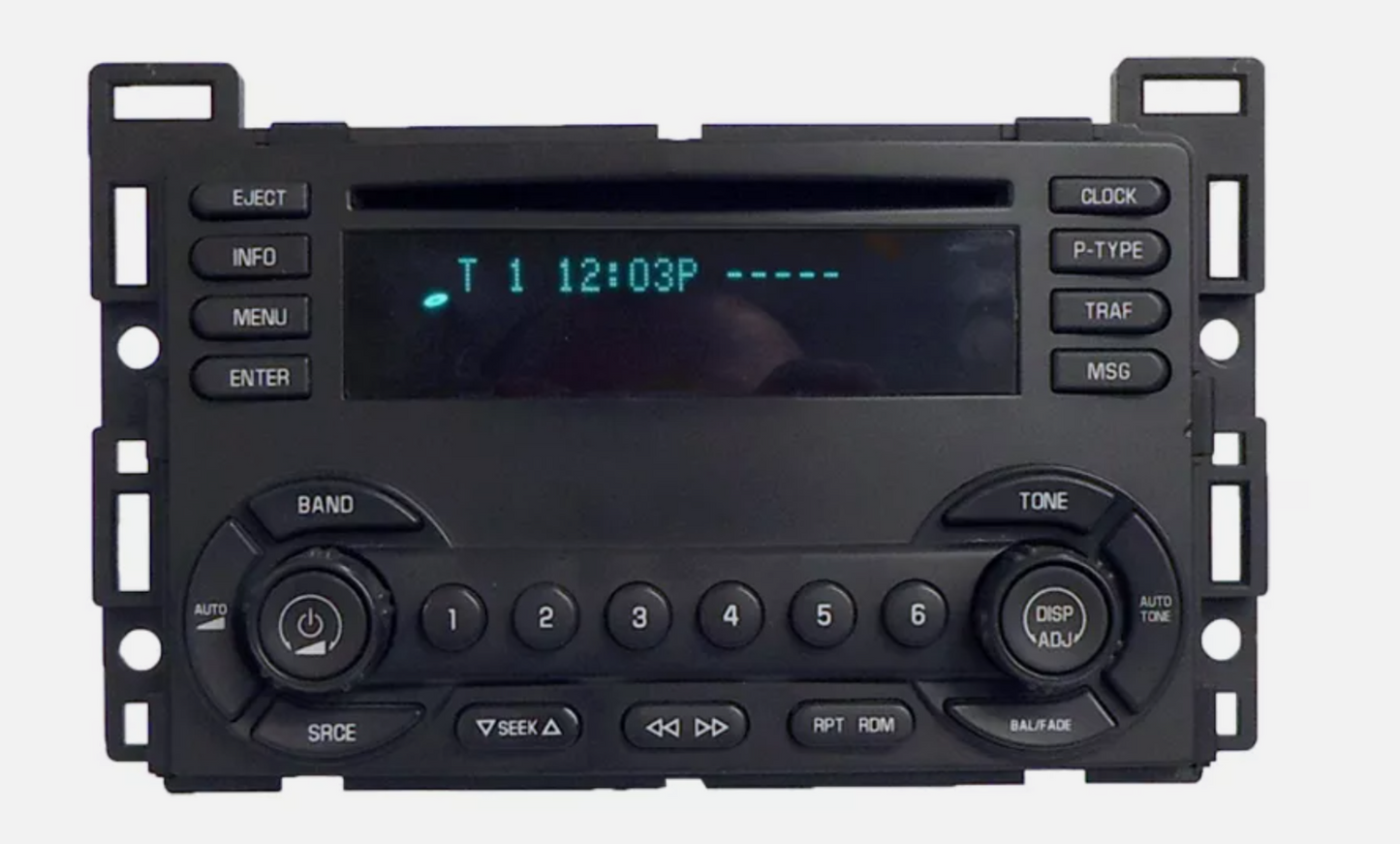 04-07 Chevy Malibu CD Cassette Tape Radio Unlocking Service / VIN Erase GM