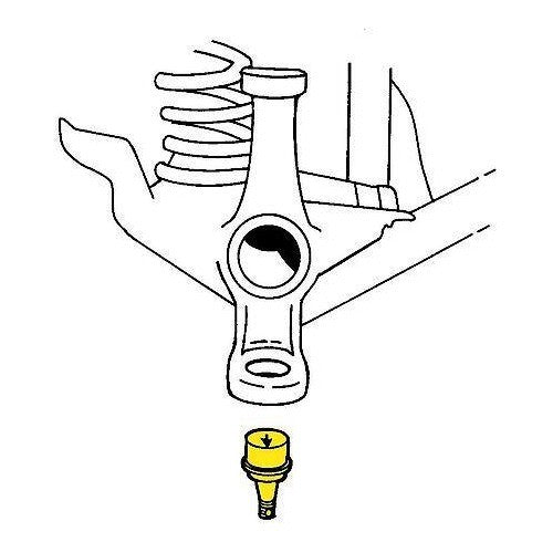 1985-2018 Jeep Front Lower Suspension Ball Joint