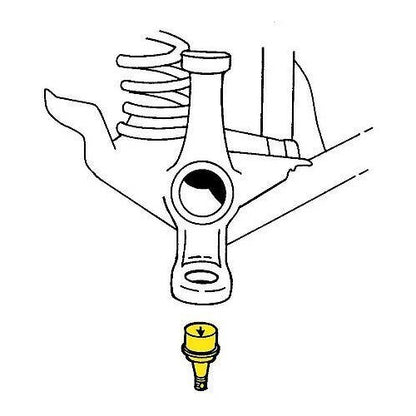 1985-2018 Jeep Front Lower Suspension Ball Joint