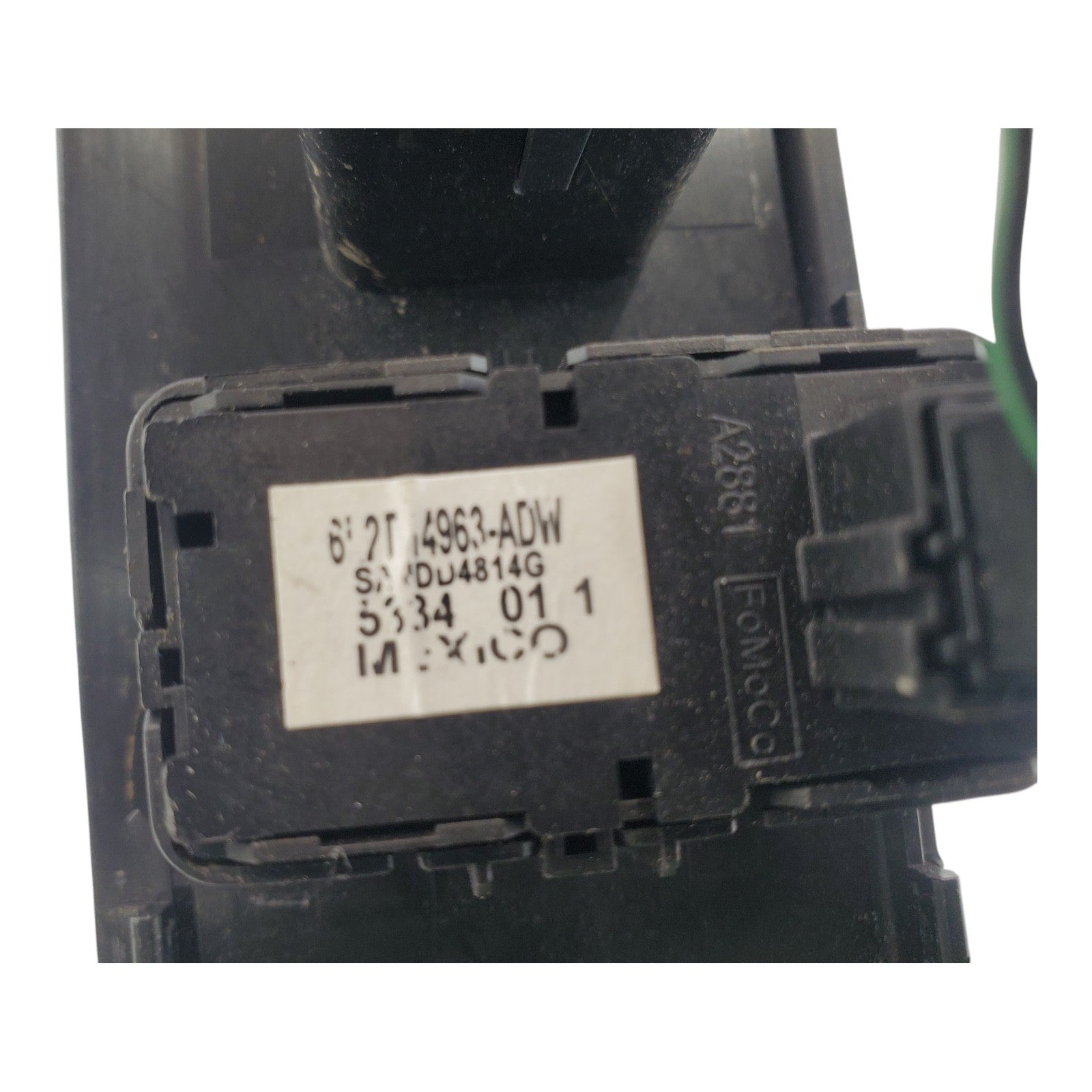 2006 - 2009 Ford Fusion Passenger Side Window Control Switch PN 6L2T-14529-ADW