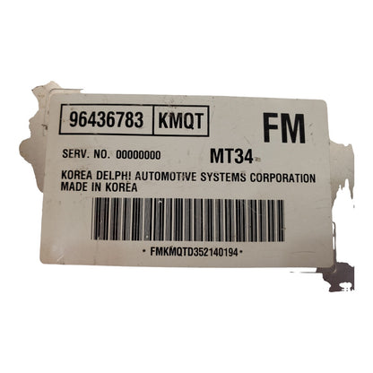 06 CHEVY AVEO ENGINE COMPUTER ECU ECM 96436783 OEM 