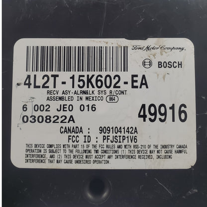 ✅ 04 FORD EXPLORER Keyless Entry Theft Module 4L2T-15K602-EA