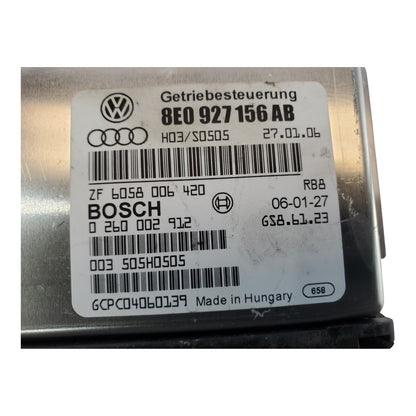✅ 2004 Audi A4 Avant Transmission computer TCU control unit module 8E0927156AB