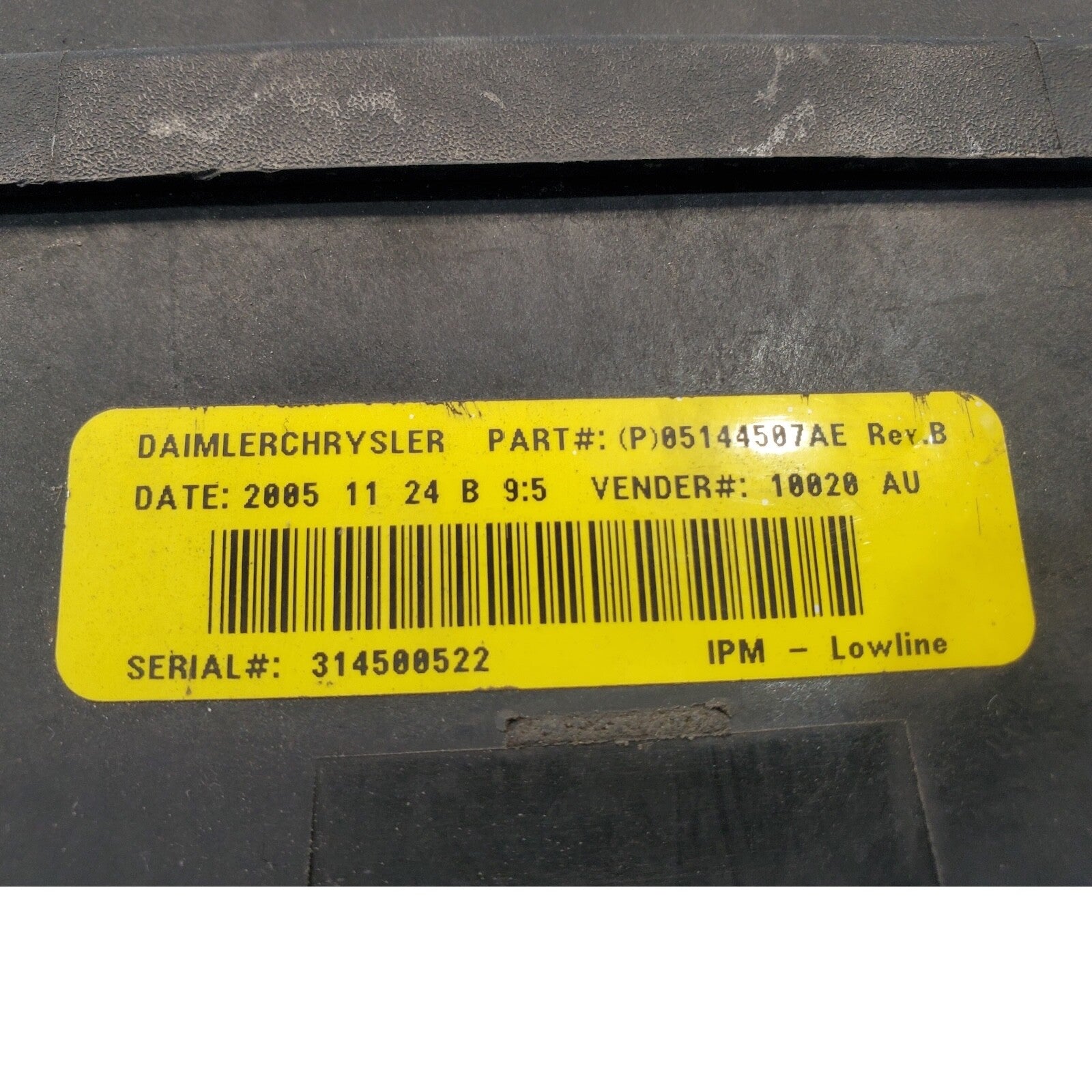 OEM 2001-2007 Dodge Caravan  AT Fuse Box Relay Unit 05144507AE & 05144579AC