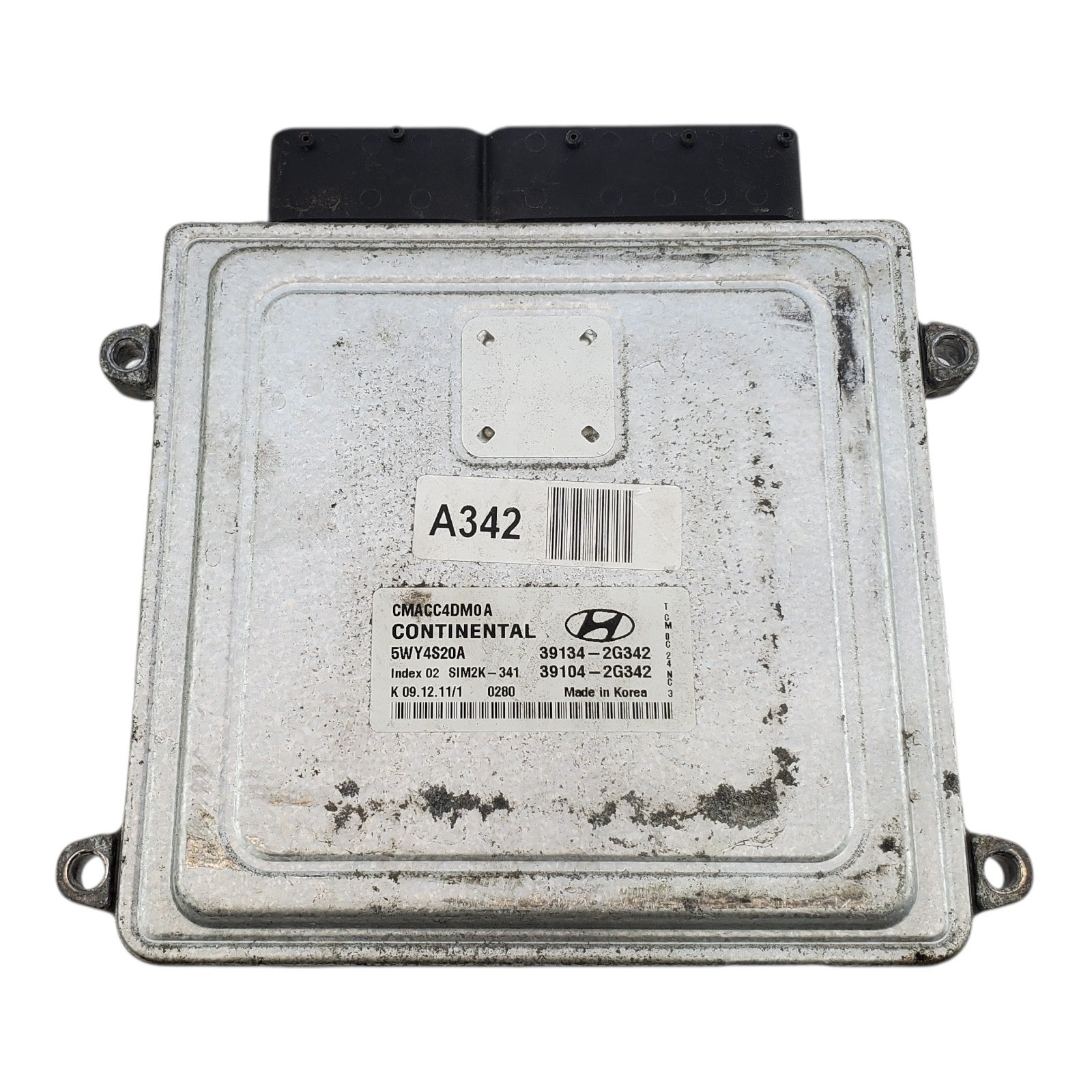 10 11 12 SANTA FE 2.4L AT COMPUTER ENGINE CONTROL ECU ECM EBX  MODULE K1635