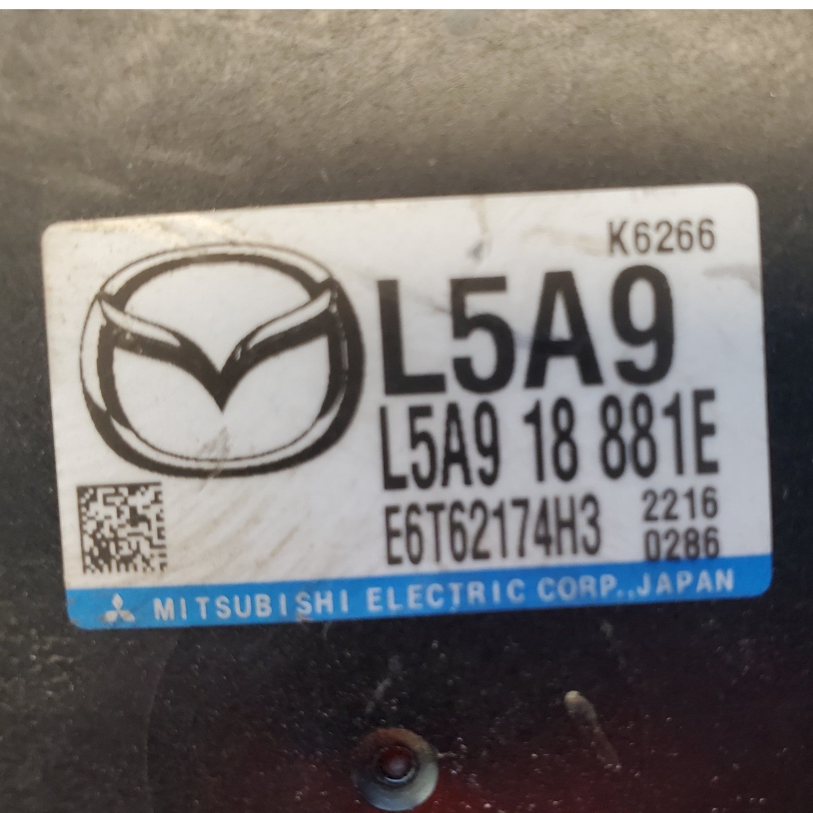 Engine ECM Control Module 2.5L Fits 11-13 MAZDA 6 L5A9 18 881E L5A918881E