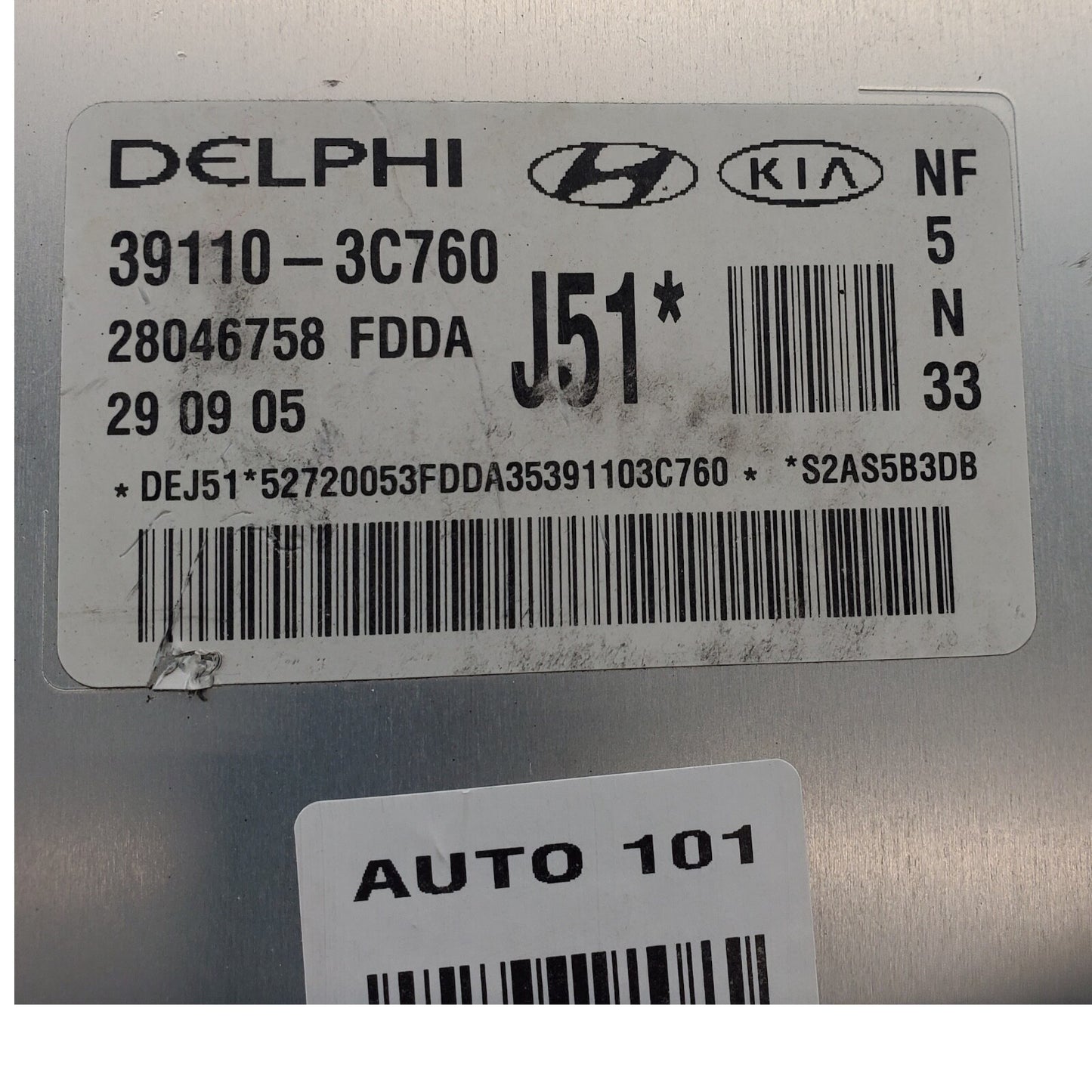 2008 Hyundai Sonata ECU 39110-3C760