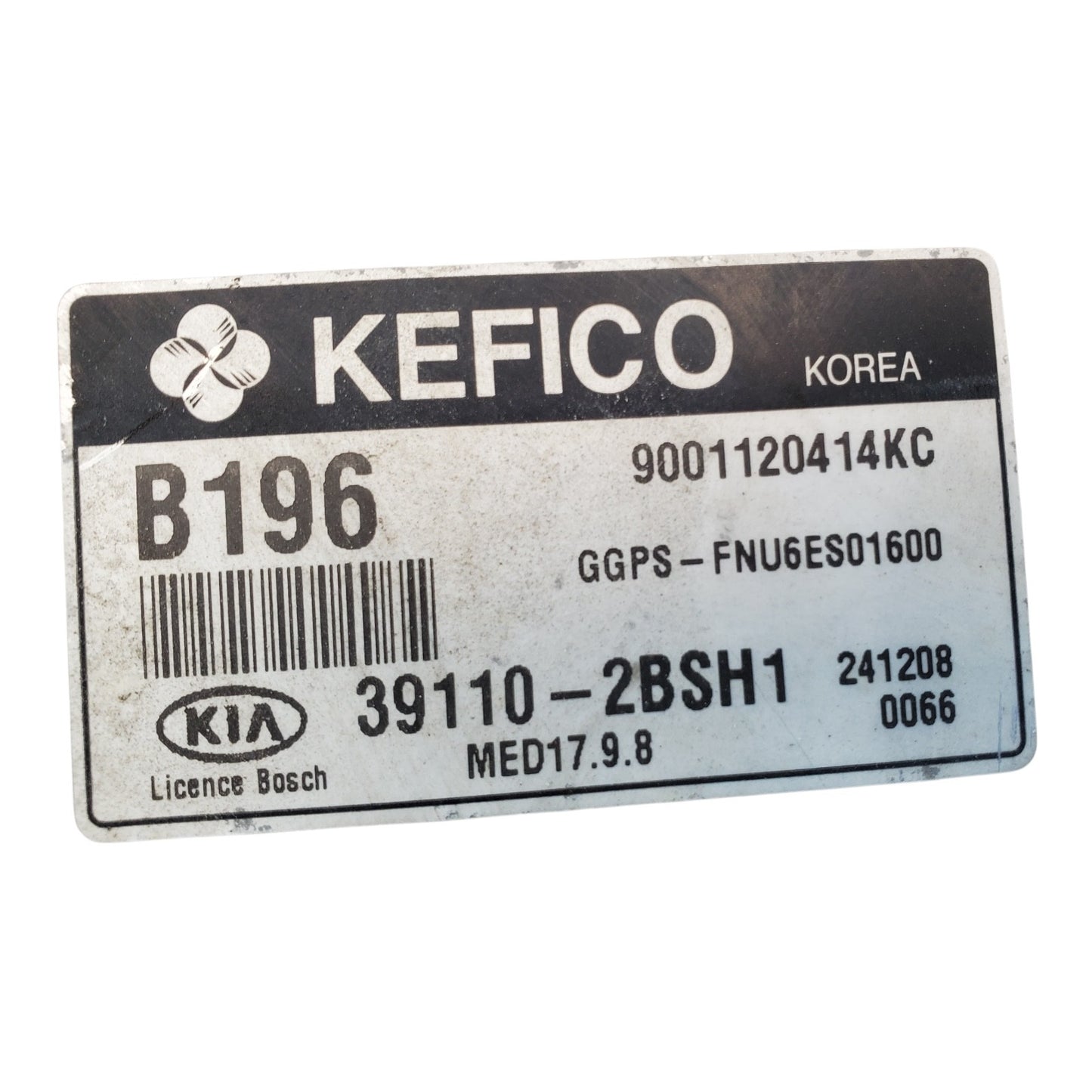 2014 2015 2016 Kia Soul 39110-2BSH1, 391102BSH1 Engine Control Module ECM, OEM