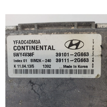 2013 HYUNDAI SONATA Engine Computer ECM ECU P/N: 39101-2G663 OEM