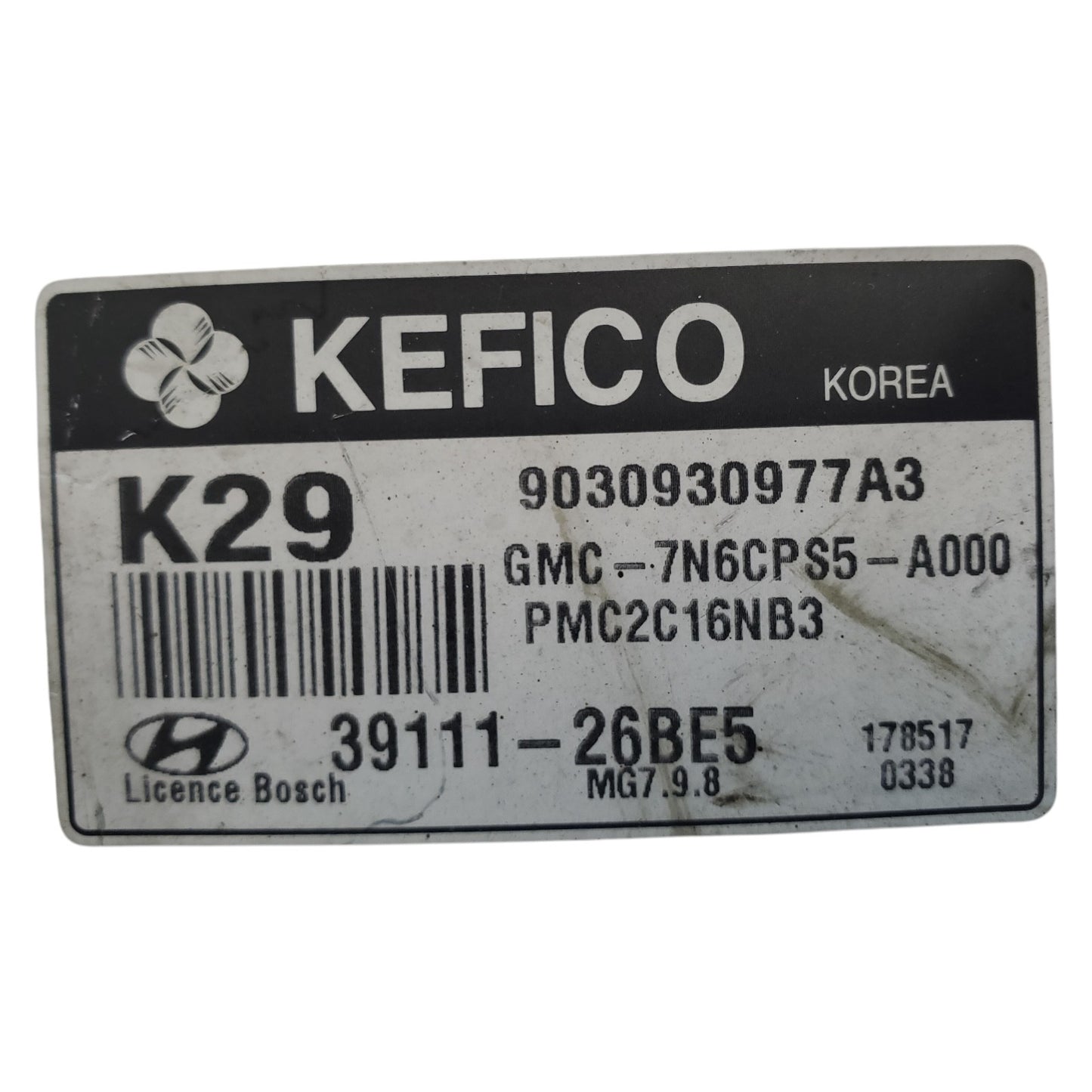2006-2008 Hyundai Accent ECU ECM PCM Engine Control Module 39111-26BE5