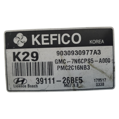 2006-2008 Hyundai Accent ECU ECM PCM Engine Control Module 39111-26BE5