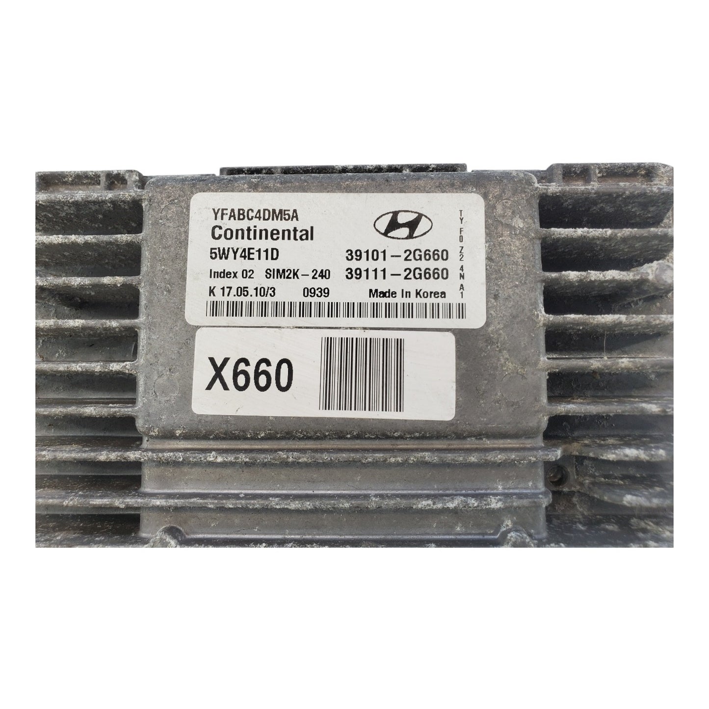 ENGINE COMPUTER HYUNDAI SONATA 2011 39111-2G660 39101-2G660 AT ECM PCM ECU OEM