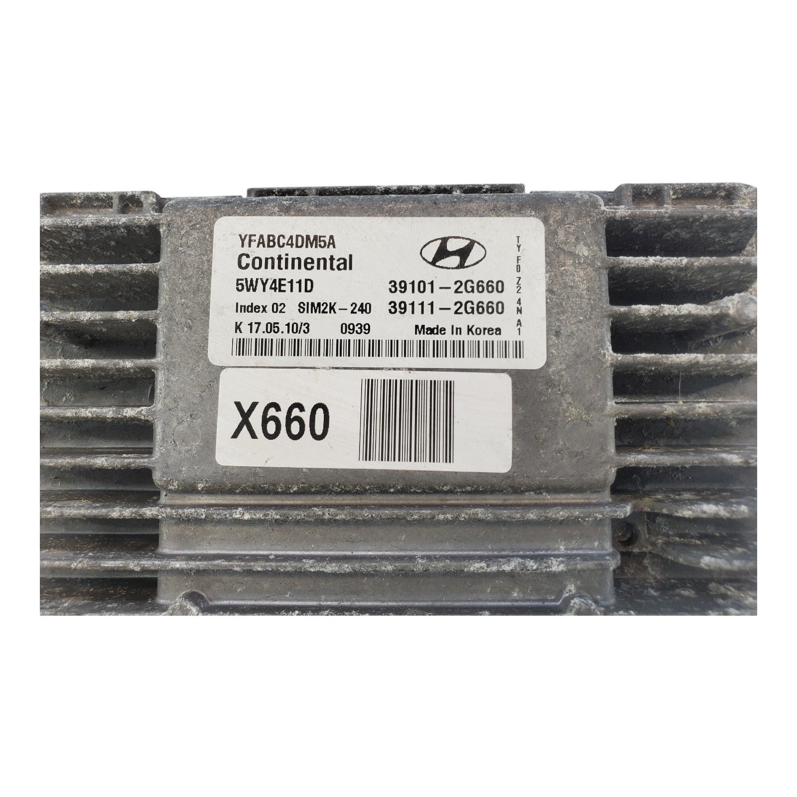 ENGINE COMPUTER HYUNDAI SONATA 2011 39111-2G660 39101-2G660 AT ECM PCM ECU OEM