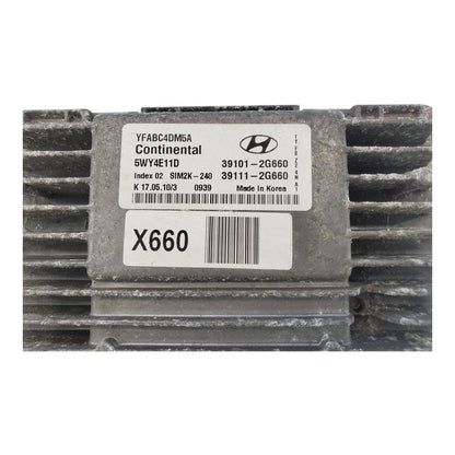 ENGINE COMPUTER HYUNDAI SONATA 2011 39111-2G660 39101-2G660 AT ECM PCM ECU OEM