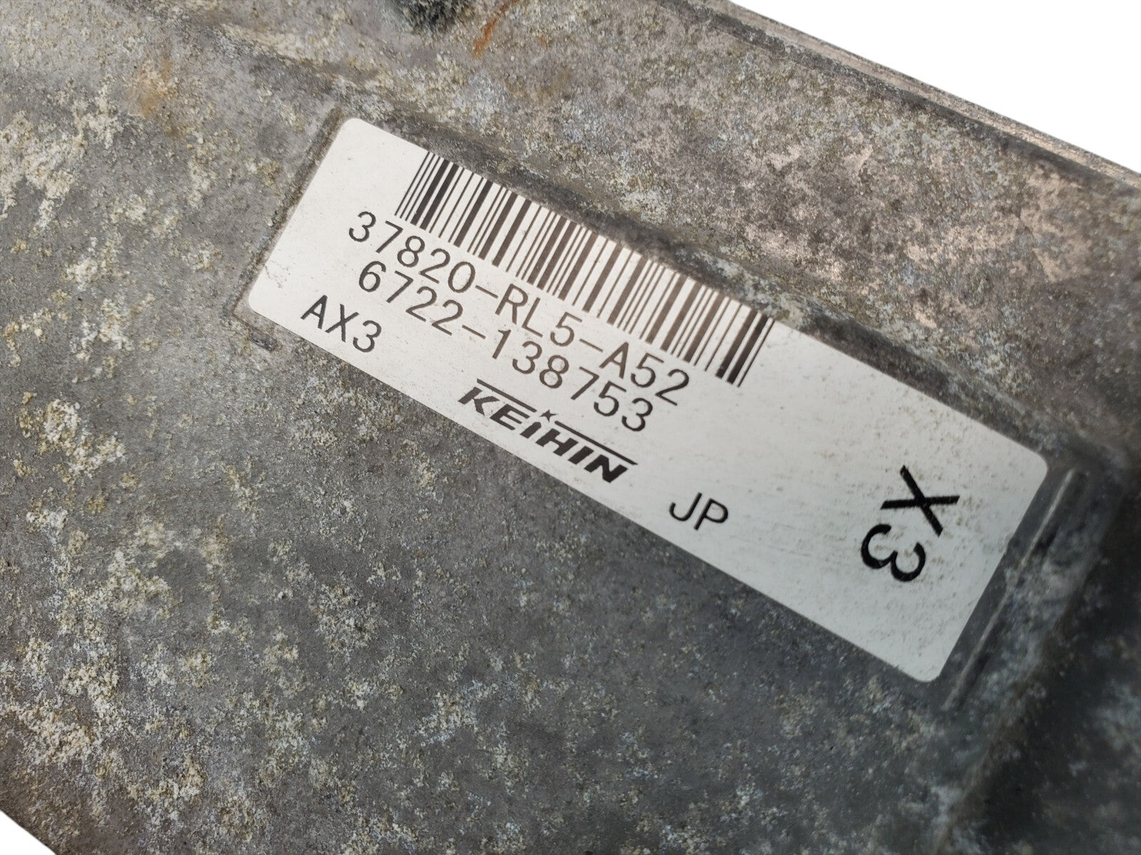 09-14 Acura Computer Brain Engine Control ECU ECM EBX Module TSX 37820-RL5-A51 