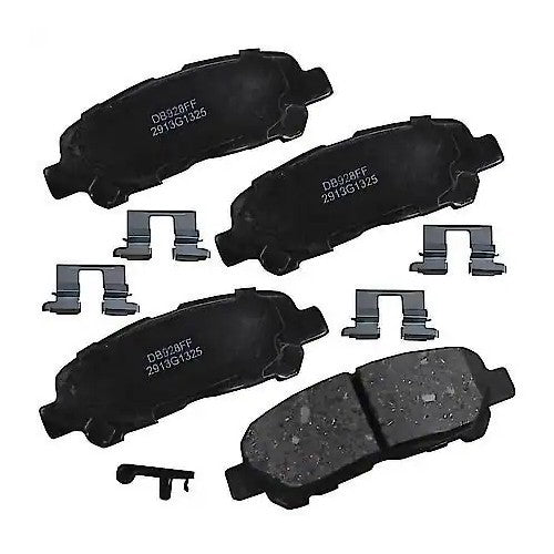 2008-2013 Toyota Highlander Disc Brake Pad Set, Rear