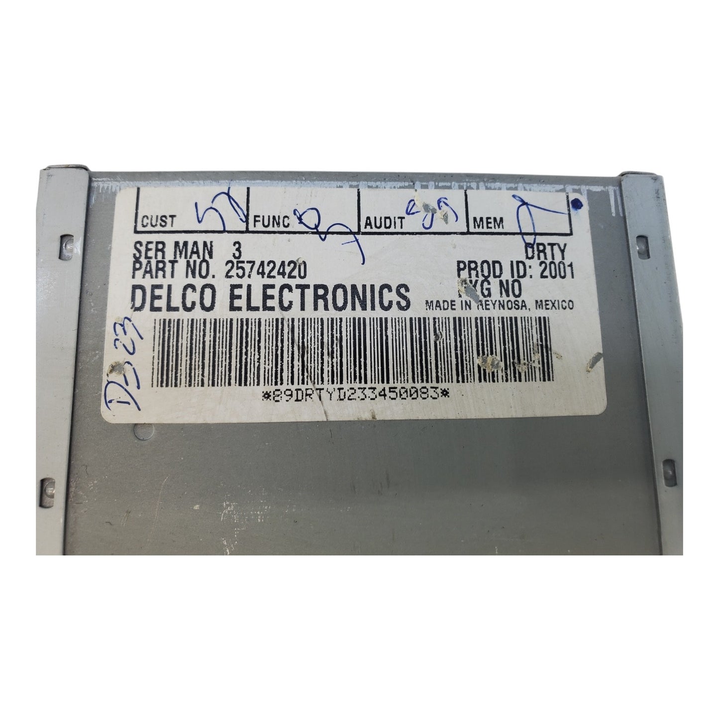 2001 Buick Oldsmobile GM CD Tape Receiver Radio OEM * 25742420 *