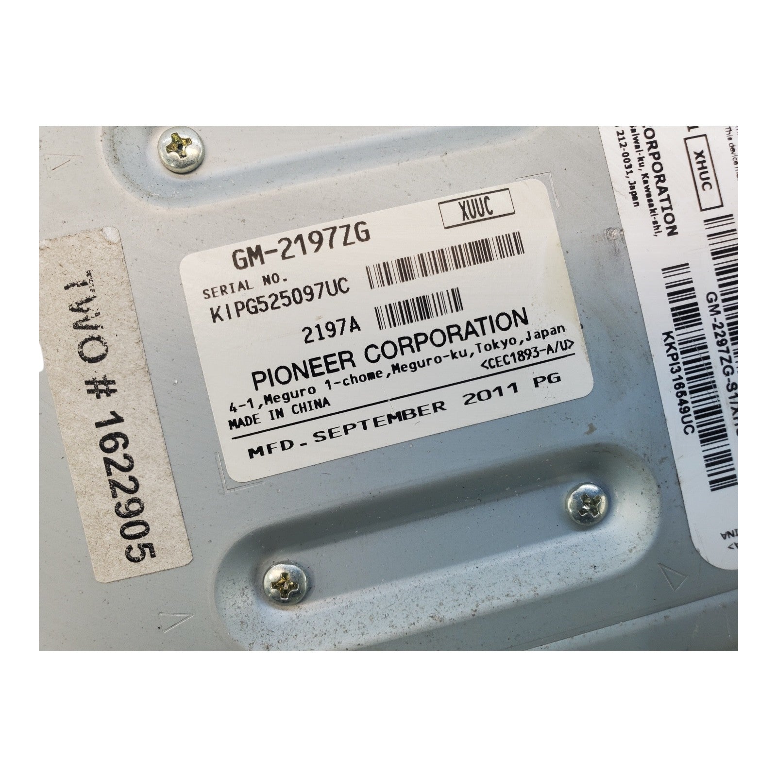 OEM Radio For Equinox Amplifier 20872156