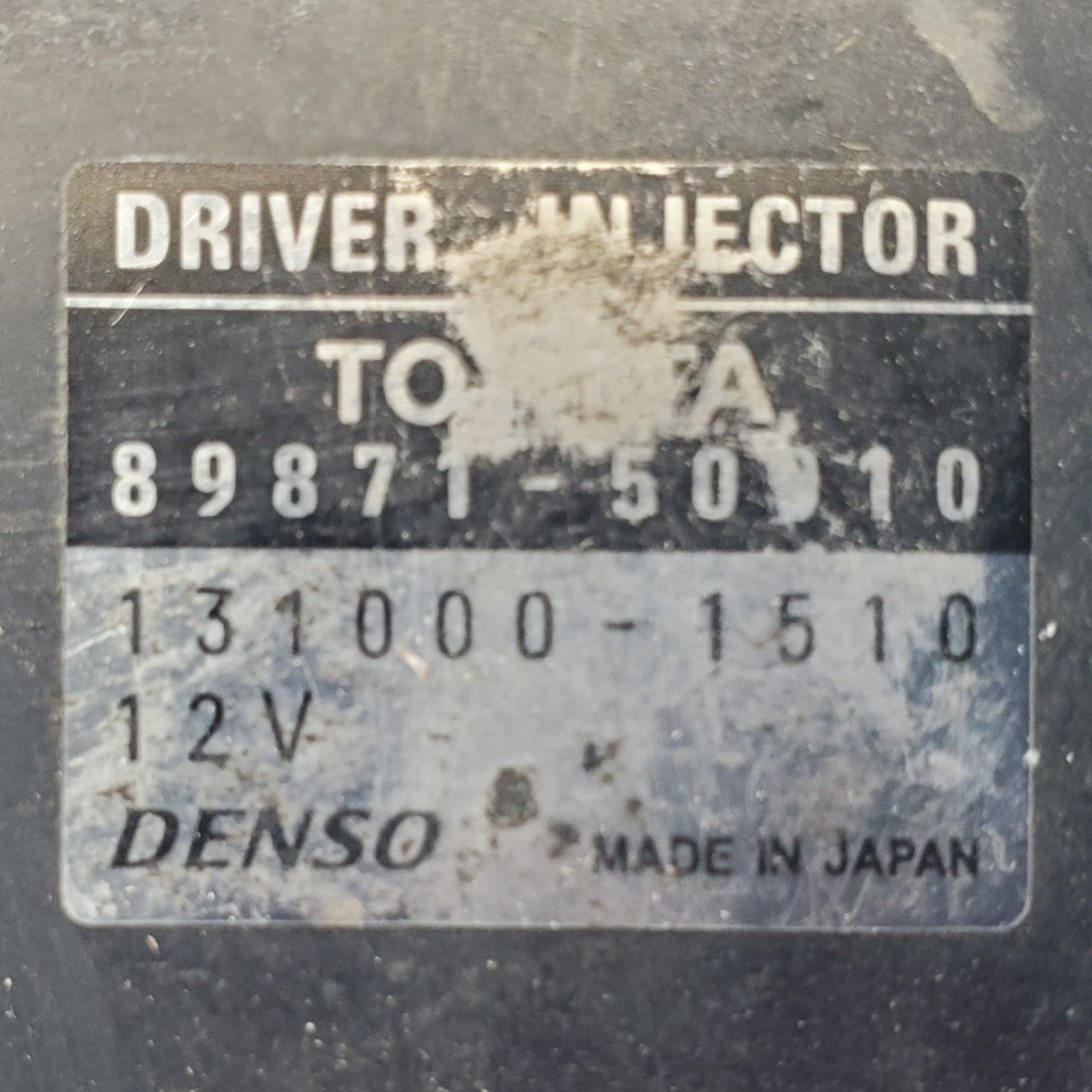 2008 LEXUS LS460 Engine Computer Ecu Pcm Ecm Pcu INJECTOR DRIVER OEM 89871-50010