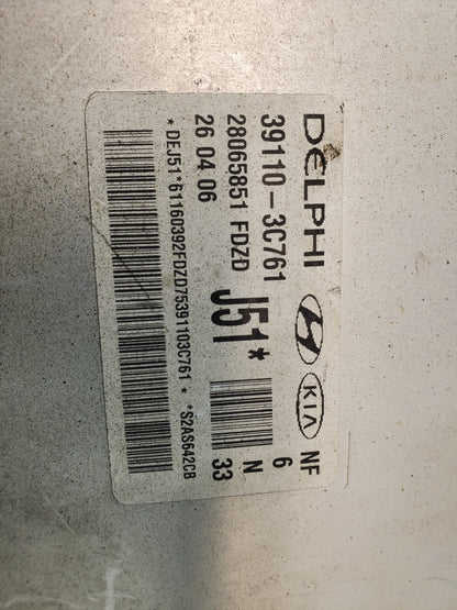 ✅06-08 Hyundai Sonata 3.3L Engine Control Unit ECU 39110-3C761