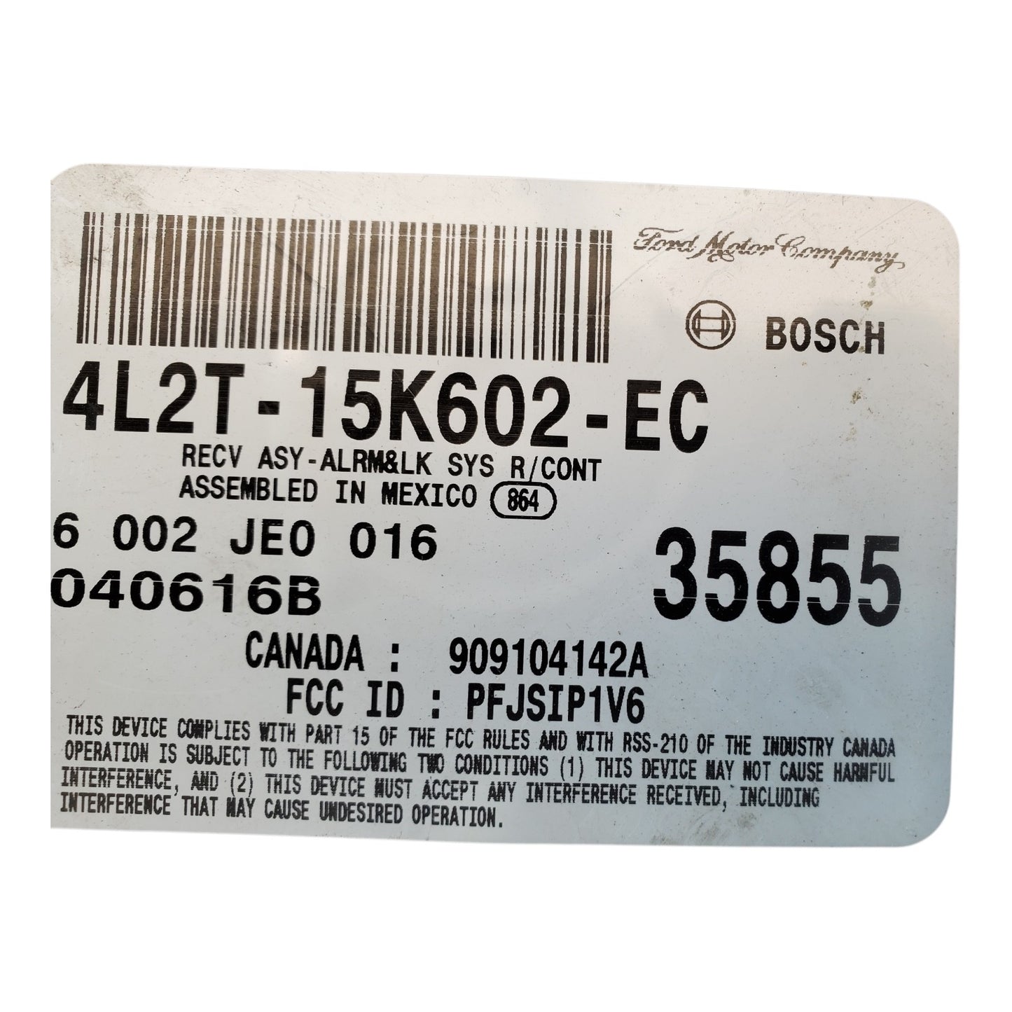 ✅ 04 Ford Explorer KEYLESS ENTRY MODULE 4L2T-15K602-EC