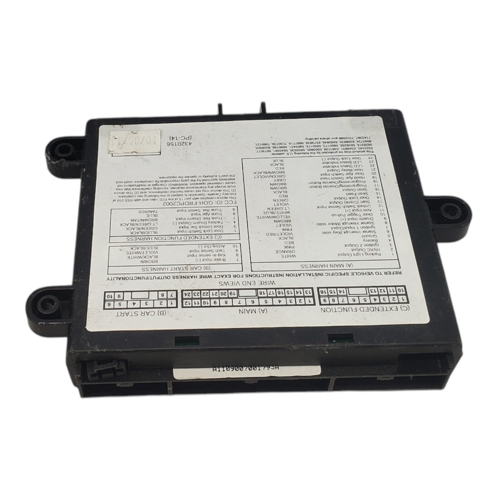 Remote Start Module Fits 01-19 ESCAPE AL2J19G367AA