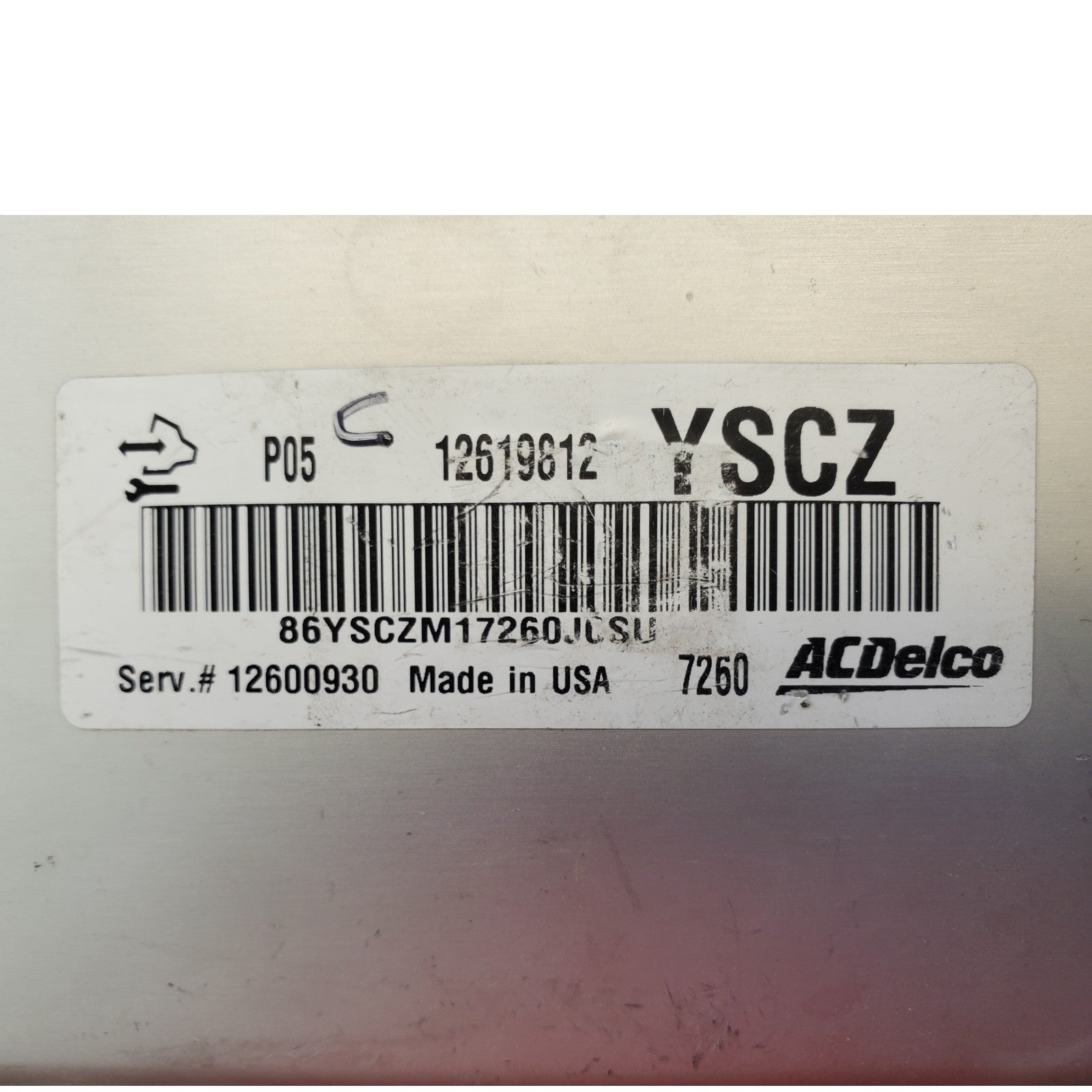 2006 2009 BUICK LUCERNE Engine Powertrain Control Module ECM ECU PCM 12600930