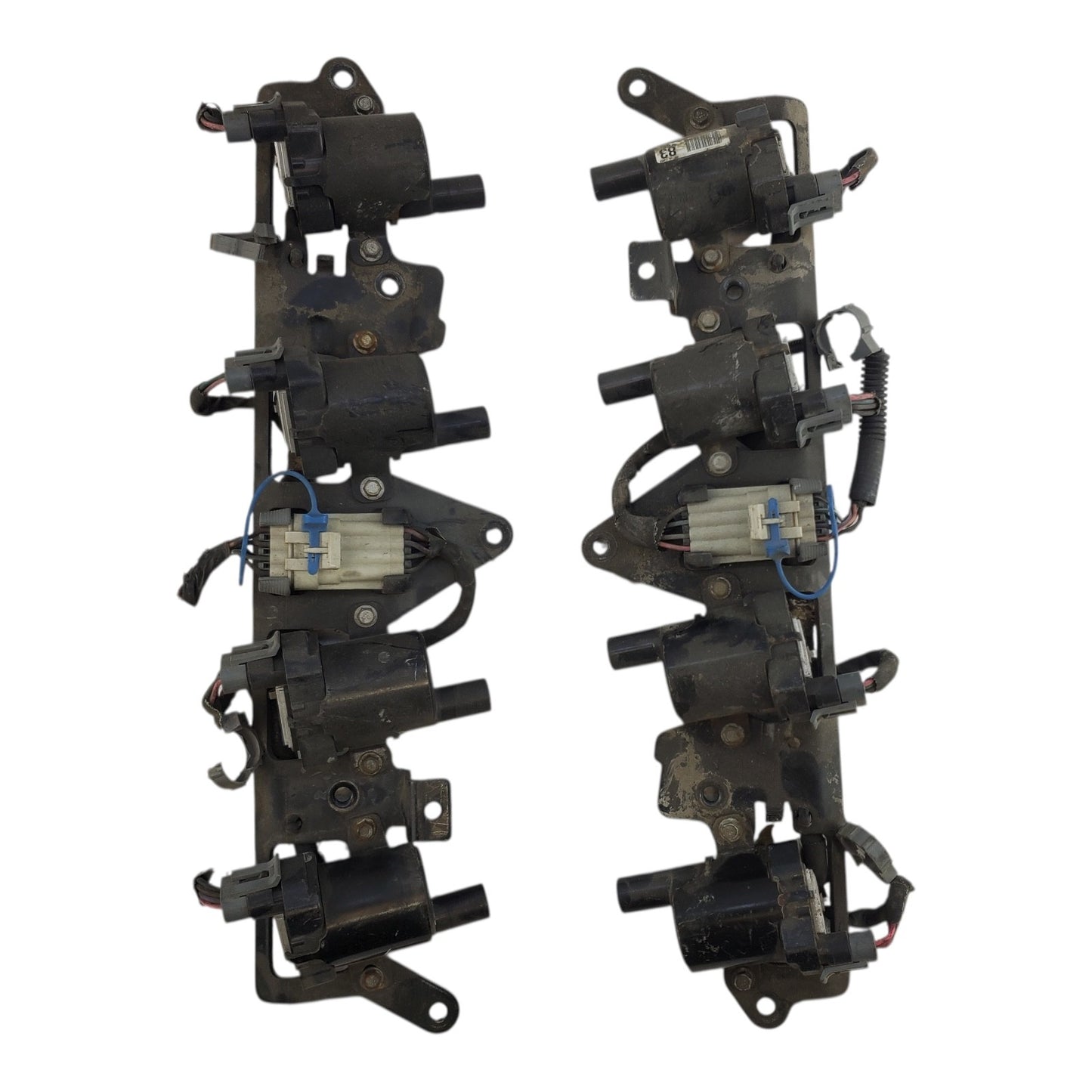 Coil/Ignitor Round Shaped Fits 07-18 SIERRA 2500 PICKUP SET OF 8 W/BRACKETS