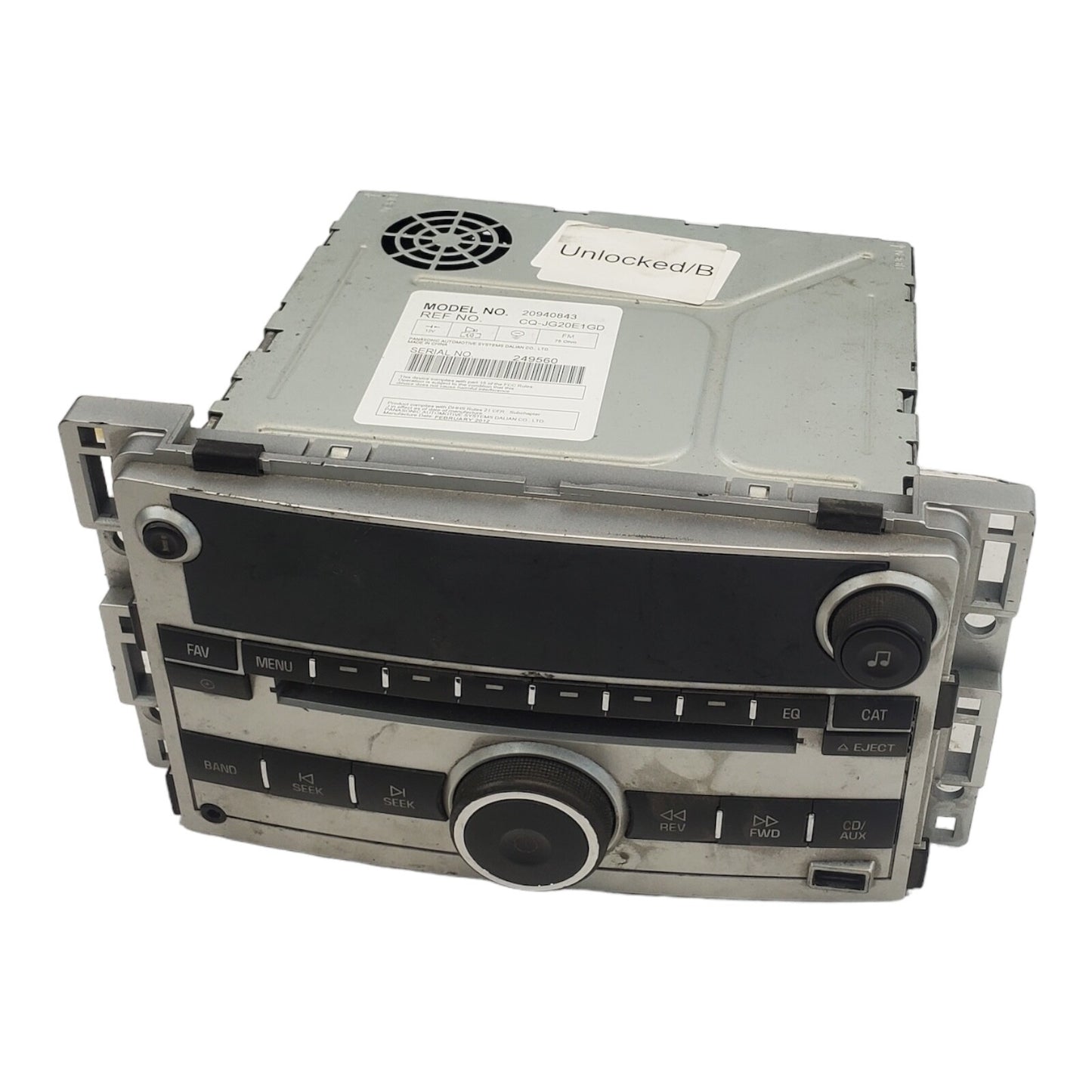 ✅ 09-13 Chevrolet Malibu Radio Cd Player 20940843 UNLOCKED PLUG&PLAY