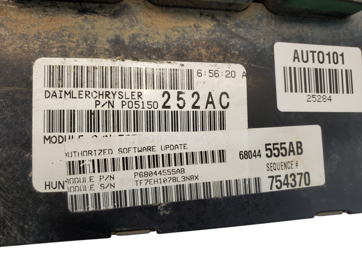 08-10 Dodge Grand Caravan Engine Computer Control Module P05150252AD OEM