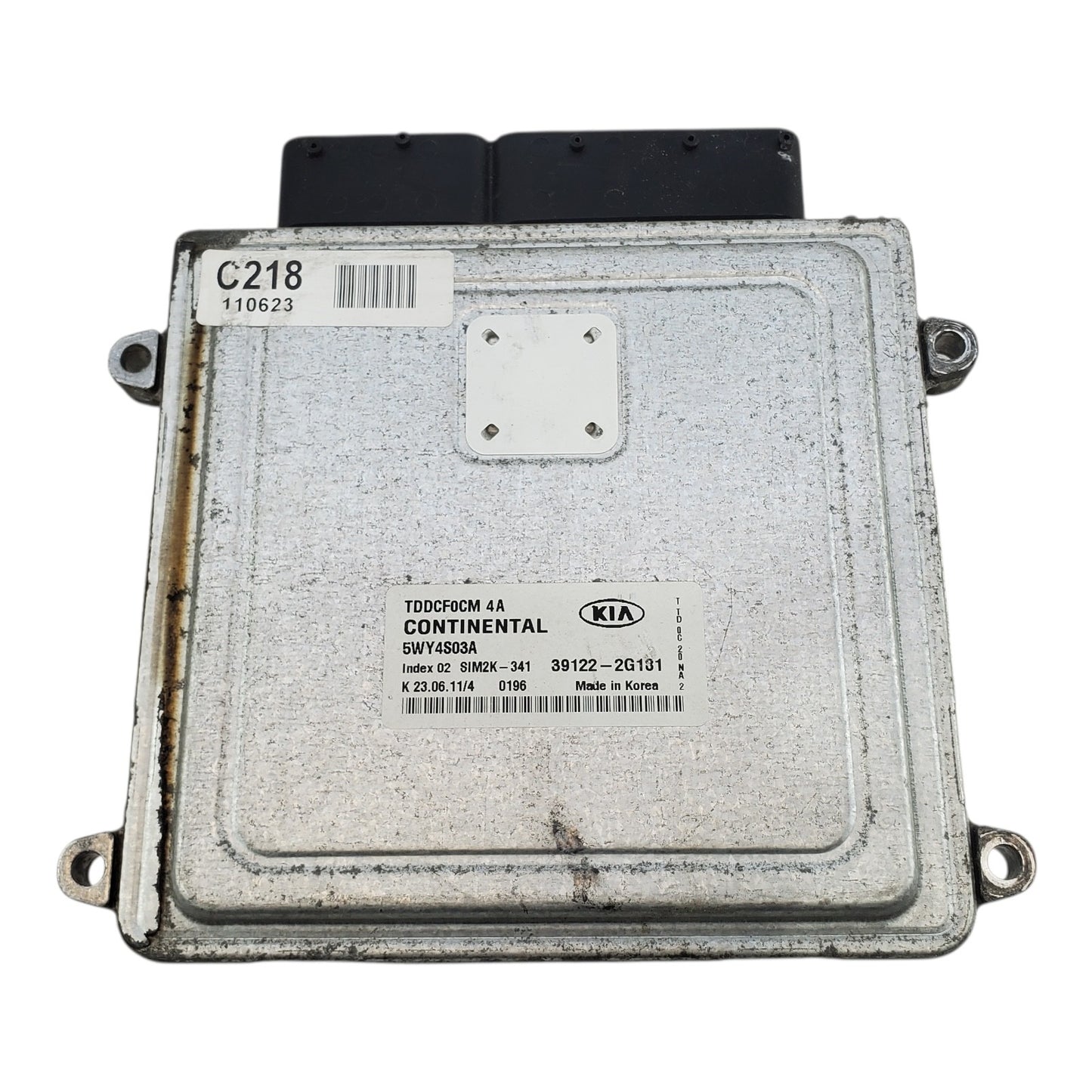 11-13 Kia Forte 39122-2G181 Computer Brain Engine Control ECU ECM EBX Module