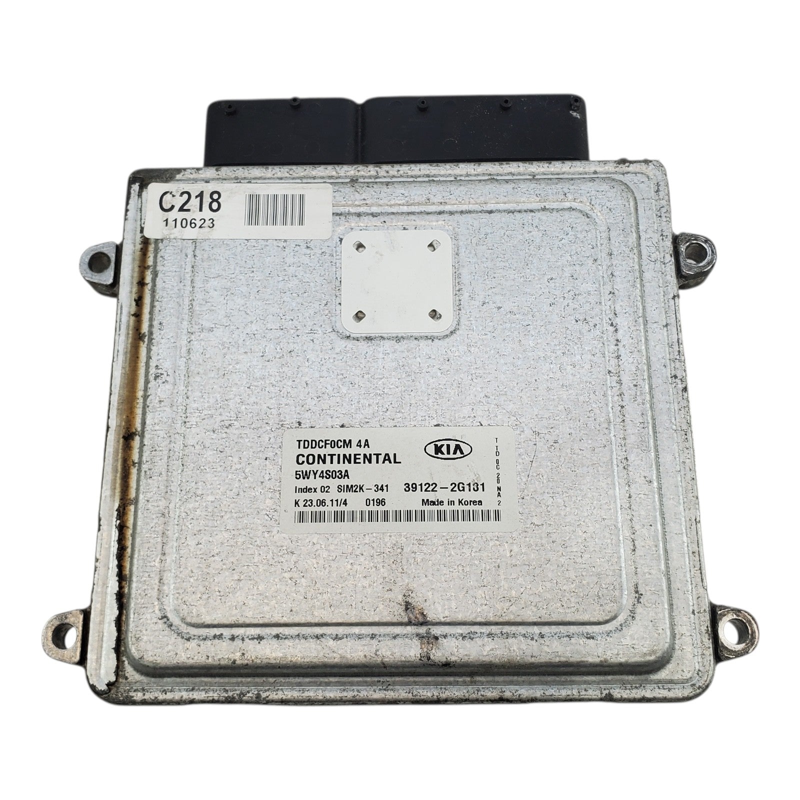 11-13 Kia Forte 39122-2G181 Computer Brain Engine Control ECU ECM EBX Module