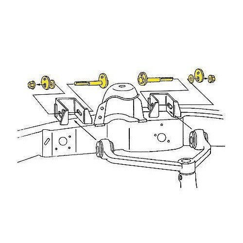 1997-2004 Ford/Lincoln Front Alignment Caster / Camber Kit