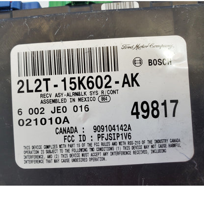 2003 Ford Explorer Mountaineer Keyless Entry Anti-Theft Module 2L2T-15K602- AK